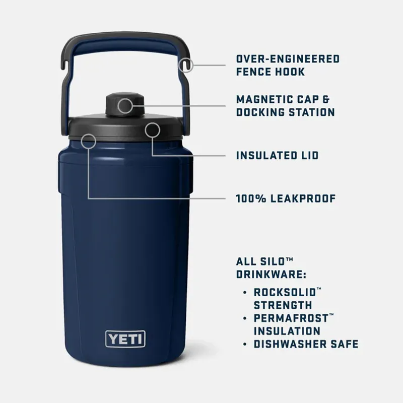 Yeti Silo 1/2 Jug - Navy-3
