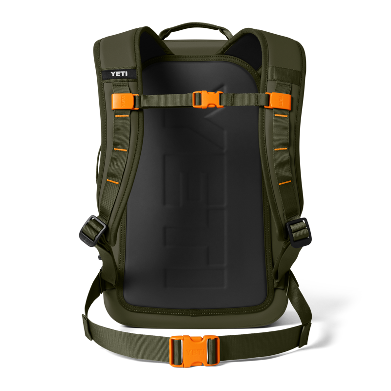 Yeti Panga Submersible Backpack 28 - Olive/King Crab Orange-4
