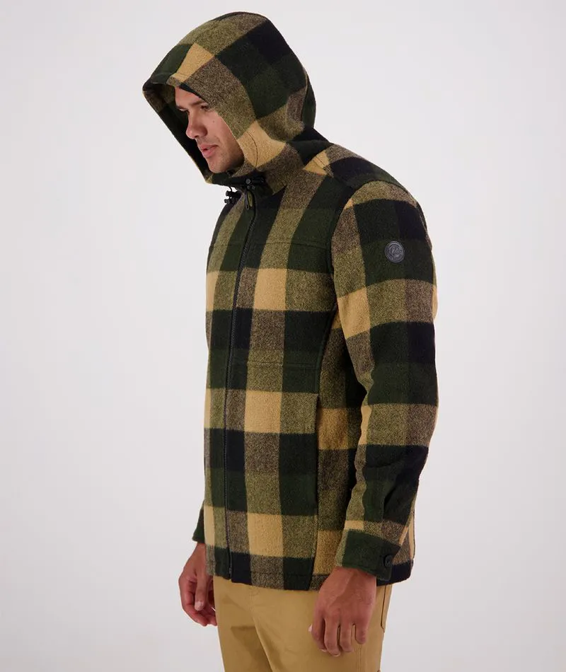 Swanndri Hudson Hooded Jacket - Yellowstone Check-4