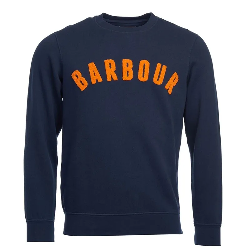 Barbour Prep Logo Crew Neck Sweatshirt - Navy