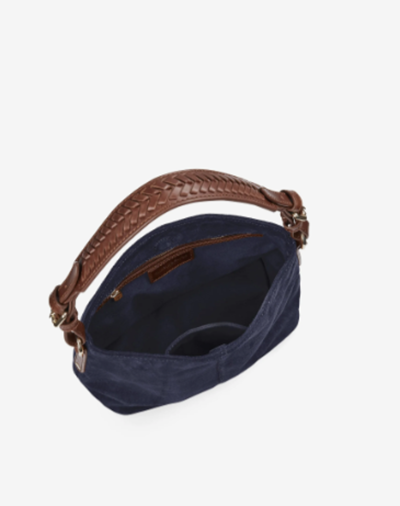 Fairfax and Favor Mini Tetbury Navy Suede-2