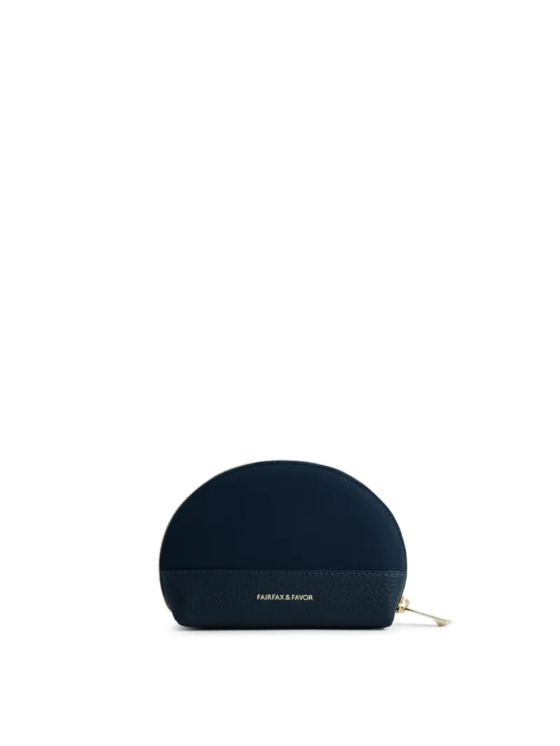 Fairfax and Favor Chiltern Coin Purse -  Teal Suede-3