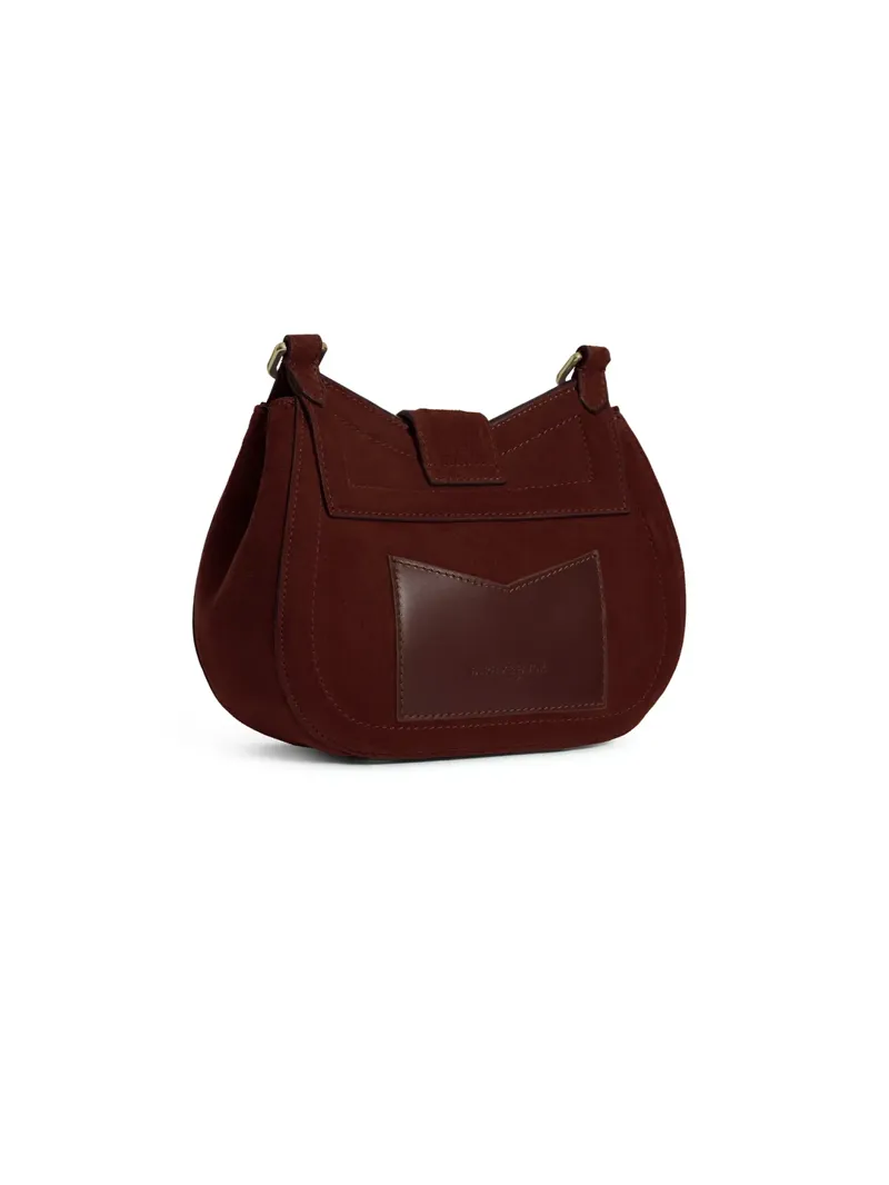 Fairfax and Favor Langham Messenger Bag - Port Suede-1