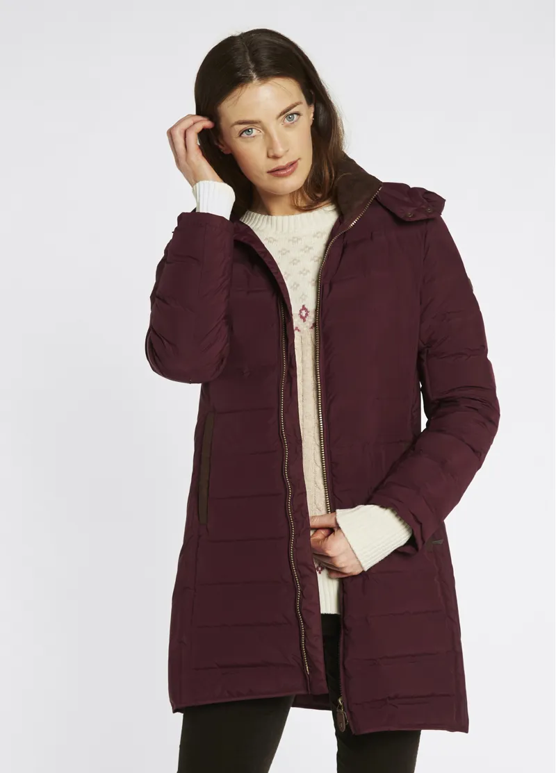 Dubarry Ladies Ballybrophy Jacket - Ox Blood-2