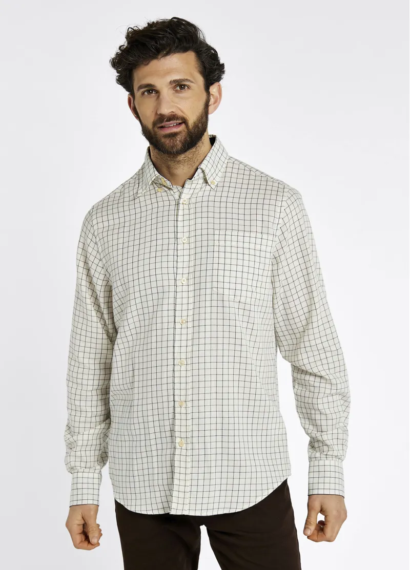 Dubarry Hollymount Men's Tattersall Check Shirt - Ox Blood-2