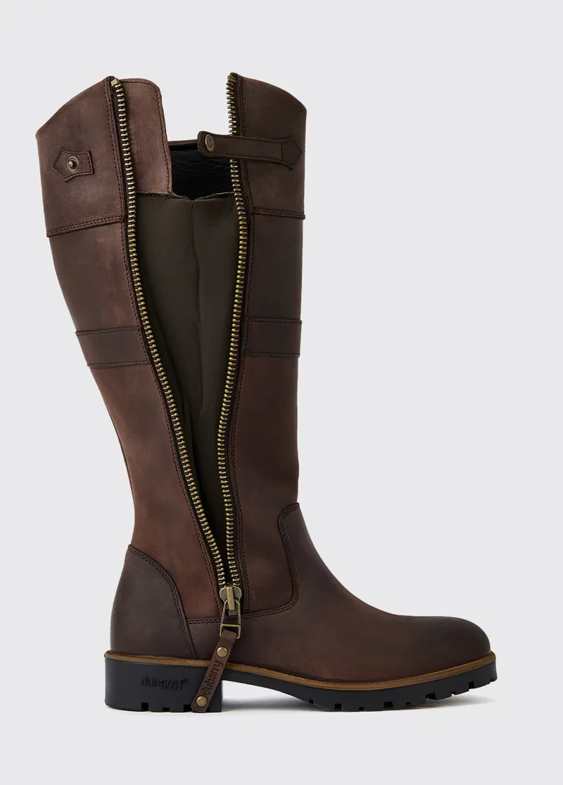 Dubarry Ladies Roundstone Boot - Old Rum-2