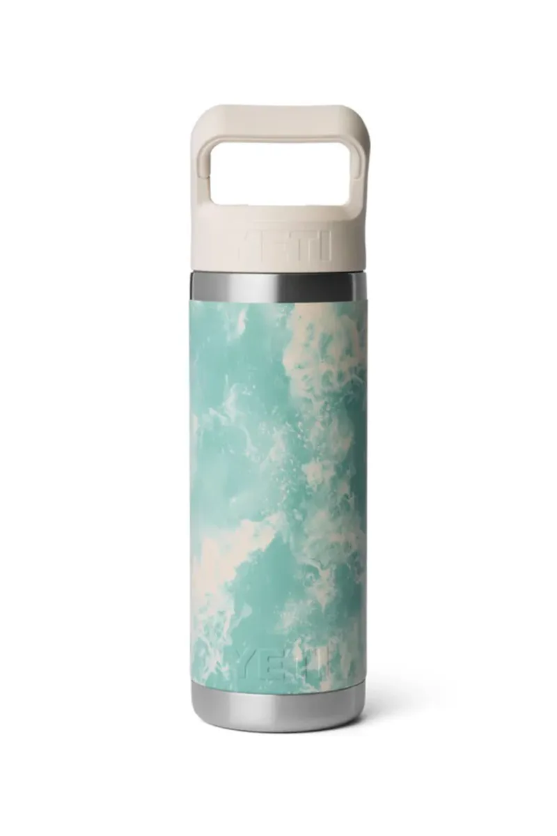 Yeti Rambler 18oz Colour Straw Bottle Sea View-2