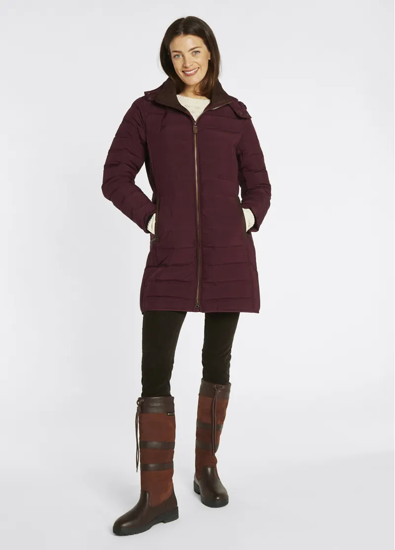 Dubarry Ladies Ballybrophy Jacket - Ox Blood-3