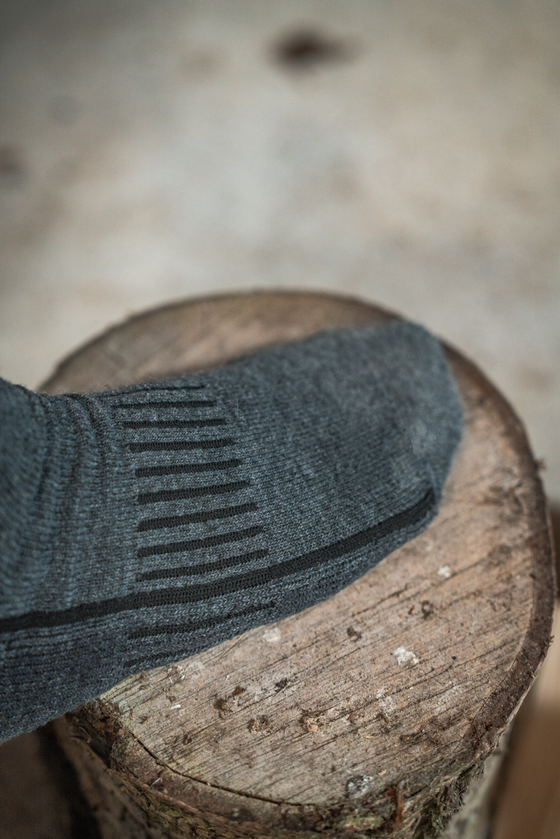 Seeland Field Heavy Socks - Grey/Black-2
