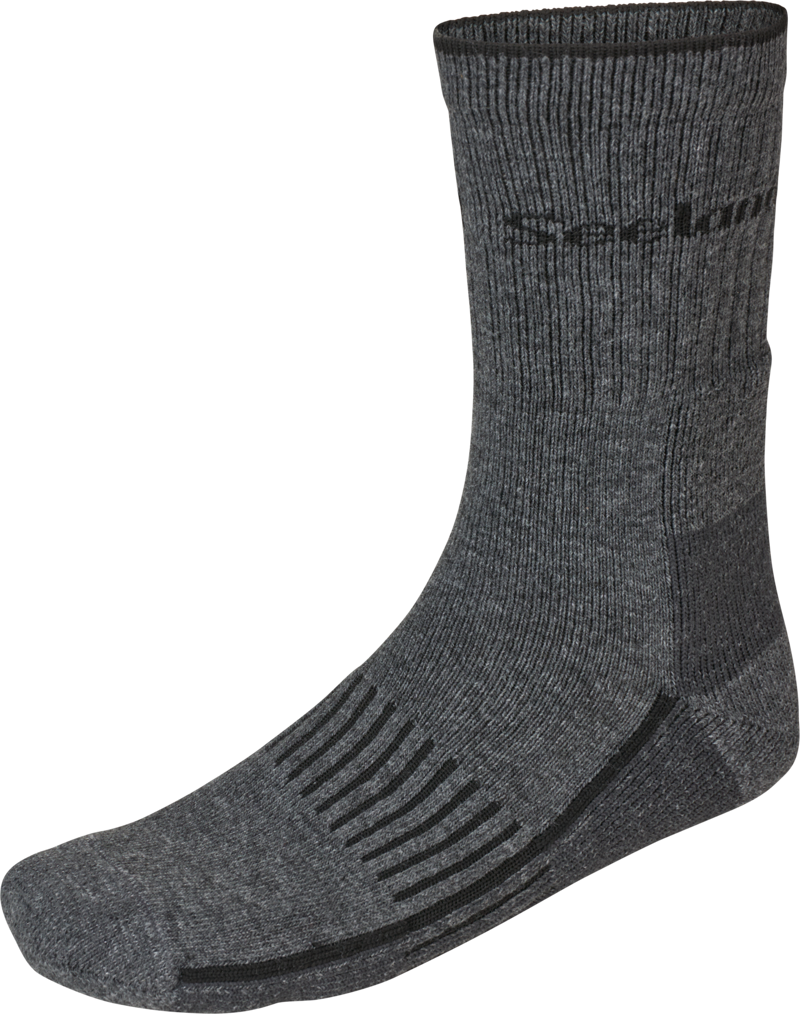 Seeland Field Heavy Socks - Grey/Black