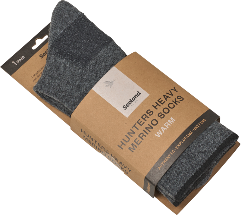 Seeland Field Heavy Socks - Grey/Black-1