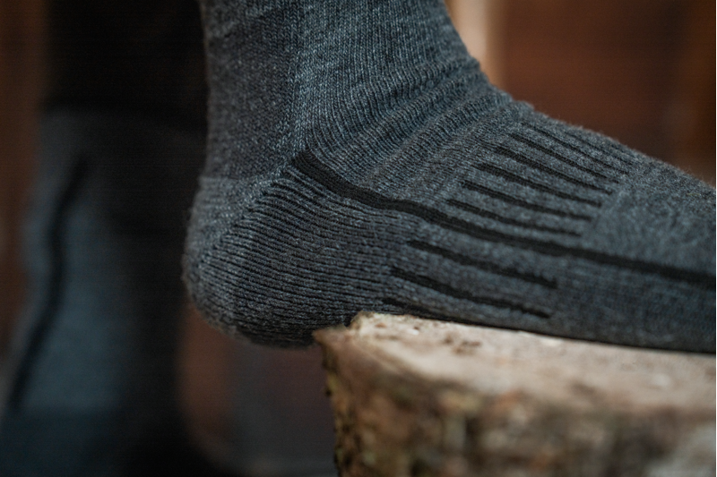 Seeland Field Heavy Socks - Grey/Black-6