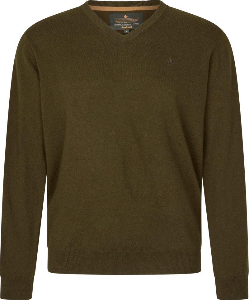 Seeland Pine V-Neck Pullover - Light Pine