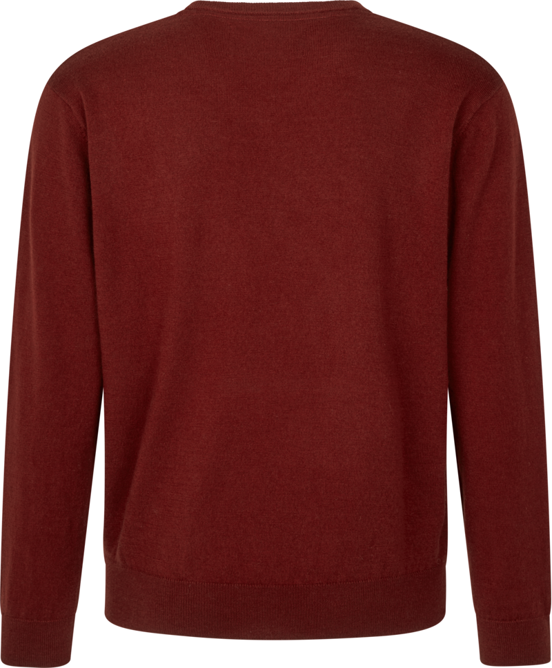 Seeland Pine V-Neck Pullover - Merlot-1