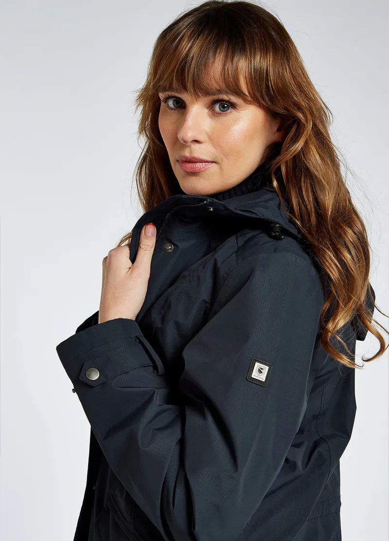 Dubarry Ladies Alderford Coat - Navy-2
