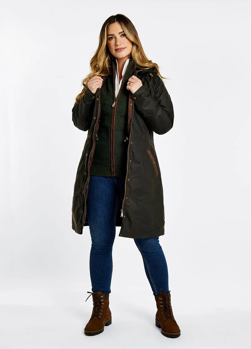 Dubarry Ladies Redington Coat - Verdigris-3