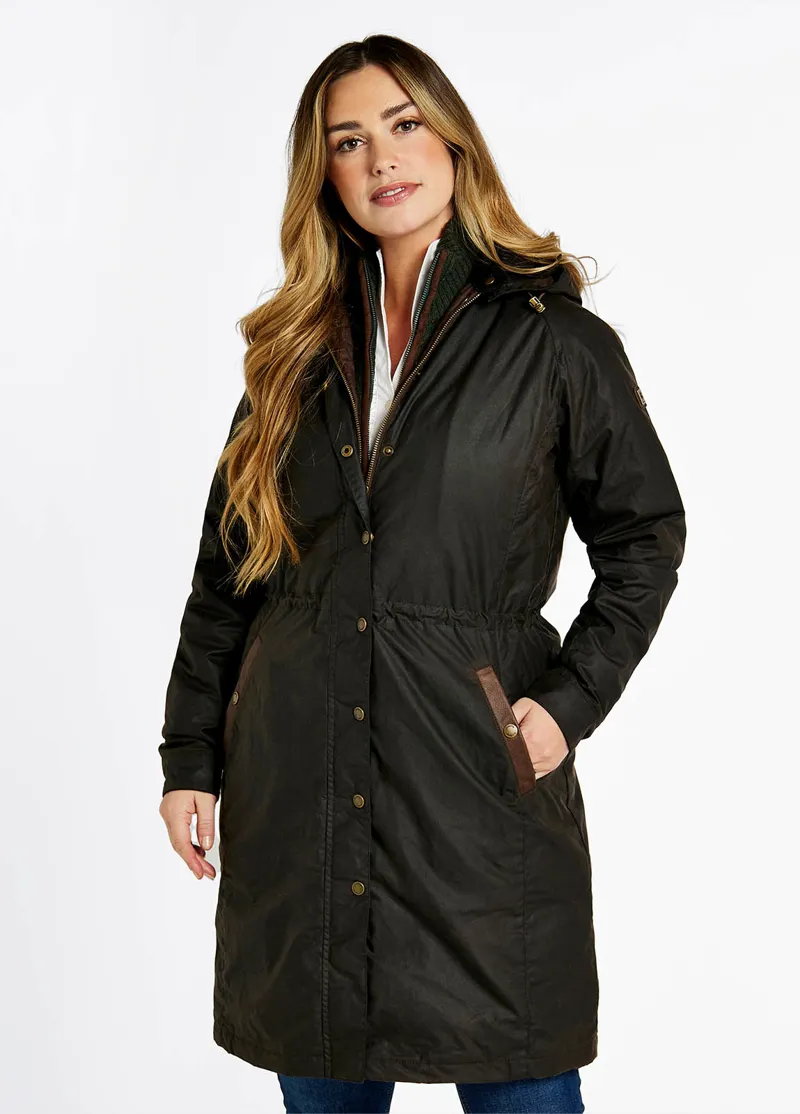 Dubarry Ladies Redington Coat - Verdigris-1
