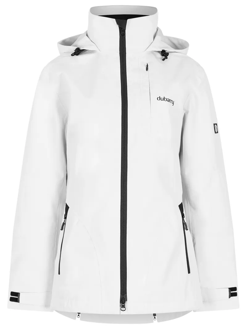 Dubarry Ladies Capeclear Waterproof Jacket - White