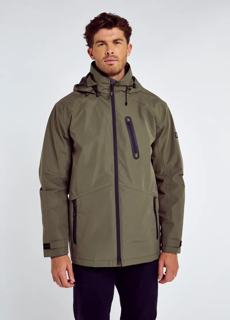 Dubarry Men's Crossbarry Waterproof Jacket - Kelp-1