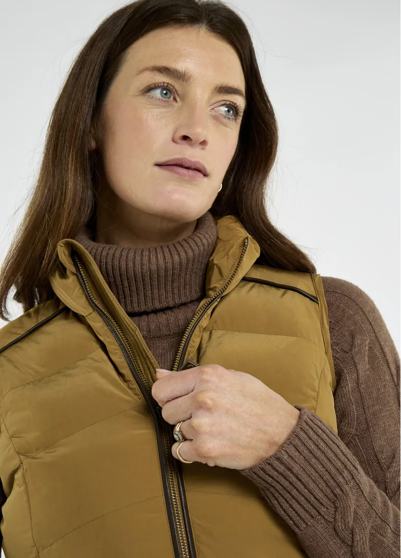 Dubarry Women's Kilcarey Gilet - Ochre-3