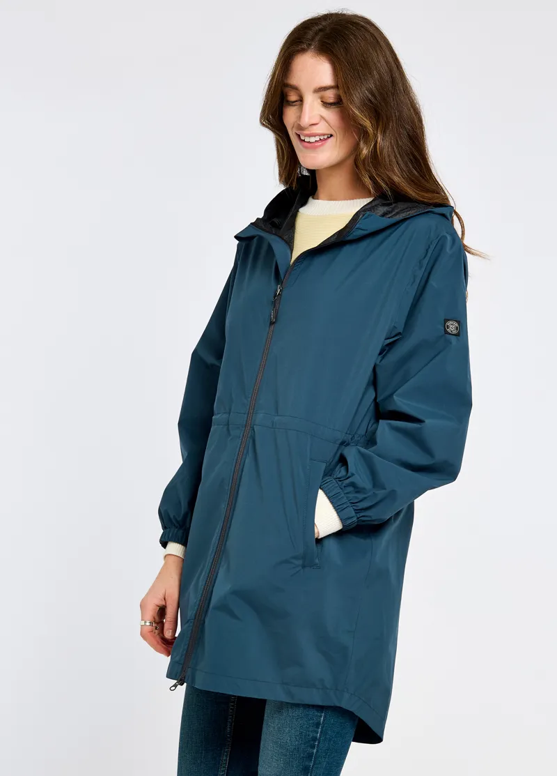 Dubarry Ladies Brookside Lightweight Rain Mac - Atlantic-2