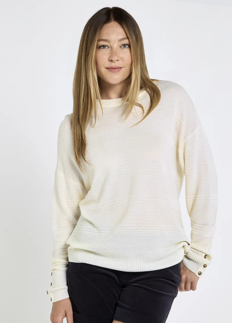 Dubarry Ashfield Sweater - Oyster-2