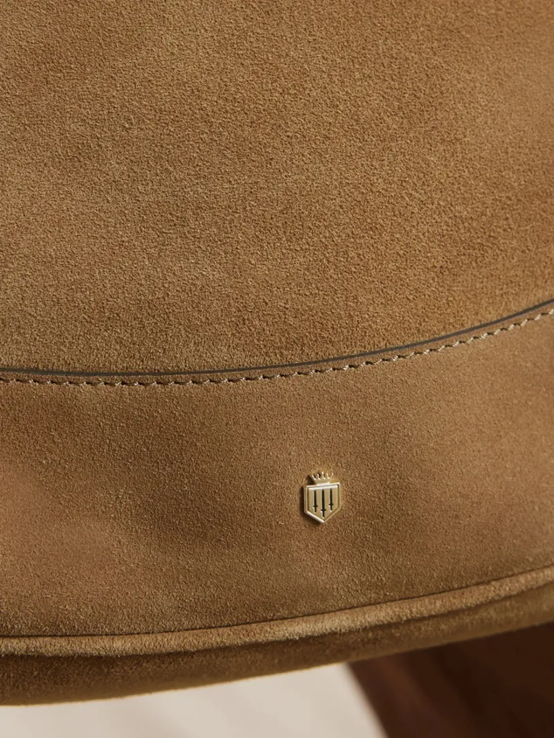 Fairfax and Favor Dartmoor Hobo Bag - Tan Suede-3