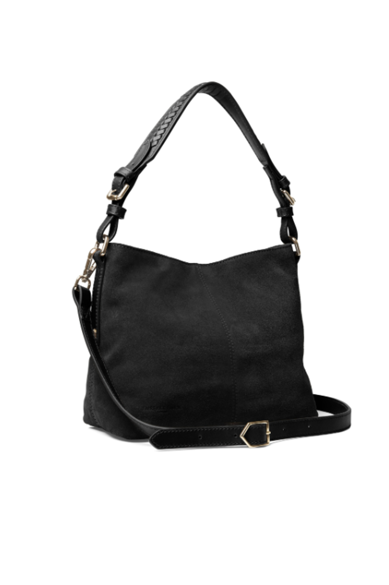 Fairfax and Favor Mini Tetbury Black Suede-4