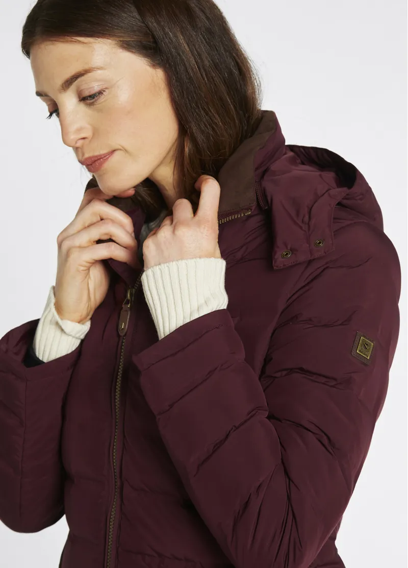 Dubarry Ladies Ballybrophy Jacket - Ox Blood-4