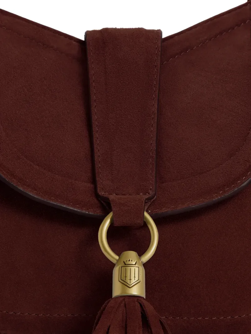 Fairfax and Favor Langham Messenger Bag - Port Suede-4