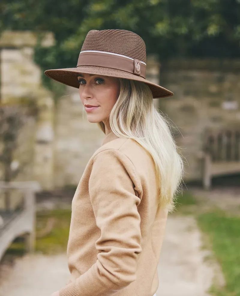 Hicks and Brown Hemley Brown Fedora -  Chocolate-2