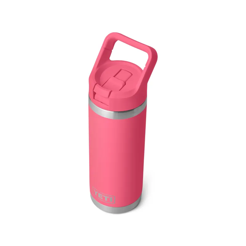 Yeti Rambler 18oz Colour Straw Bottle - Tropical Pink-2