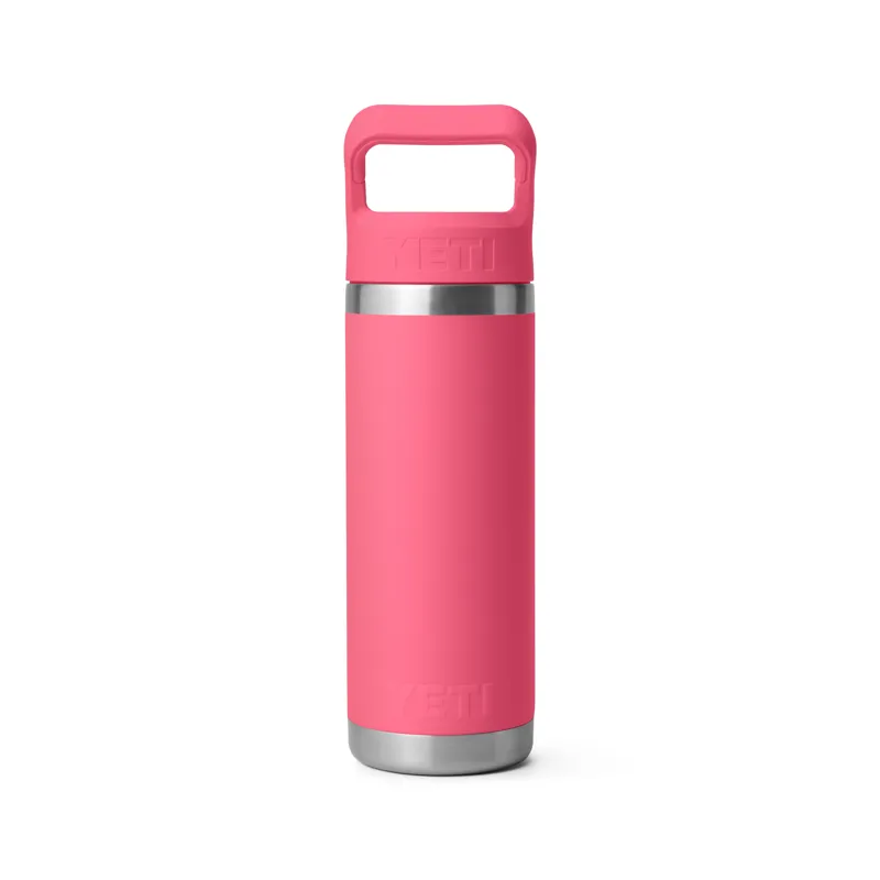Yeti Rambler 18oz Colour Straw Bottle - Tropical Pink-4