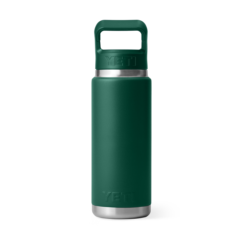 Yeti Rambler 26oz Colour Straw Bottle - Black Forest Green-2