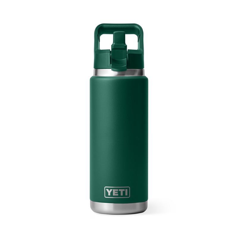 Yeti Rambler 26oz Colour Straw Bottle - Black Forest Green-1