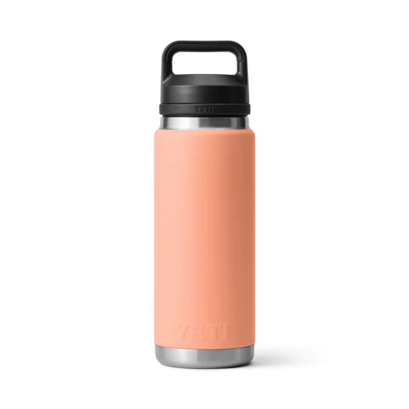 Yeti Rambler 26oz Bottle Chug - Peach
