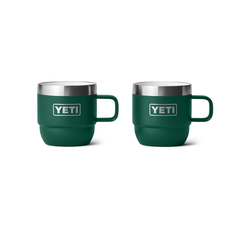 Yeti Espresso 6oz Mug 2 Pk - Black Forest Green