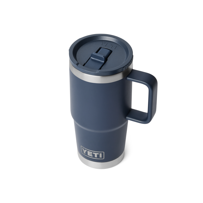 Yeti Rambler 20oz Travel Straw Mug - Navy-3