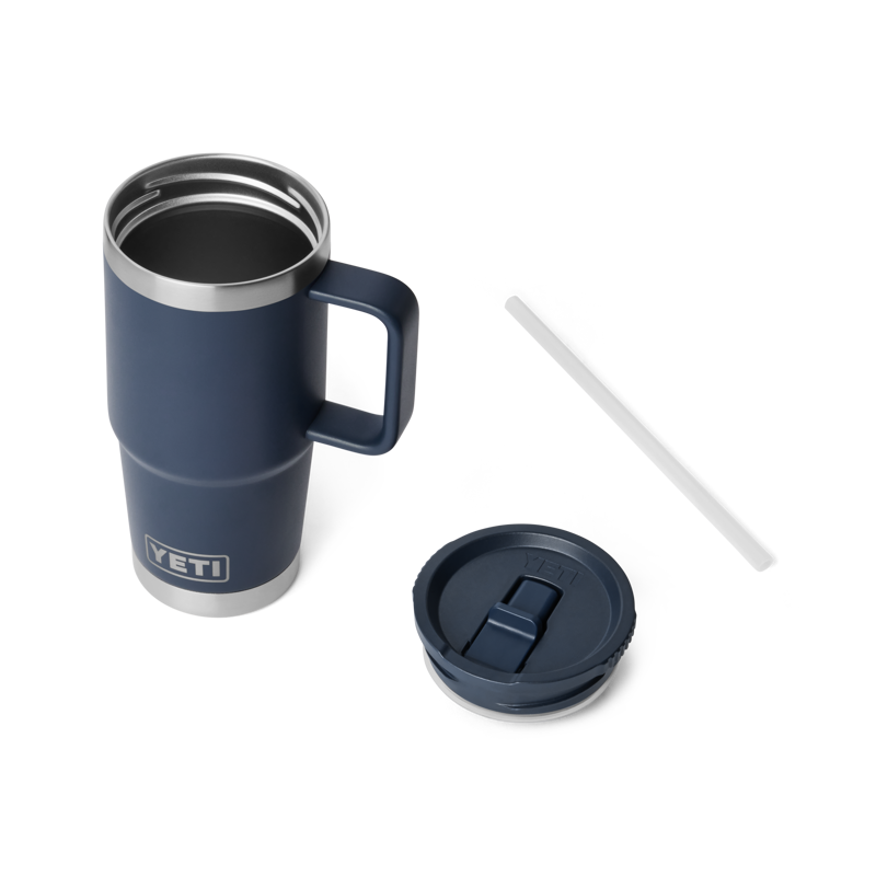 Yeti Rambler 20oz Travel Straw Mug - Navy-5