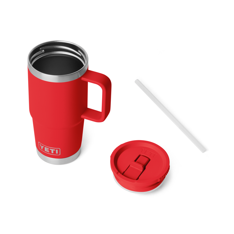 Yeti Rambler 20oz Travel Straw Mug - Rescue Red-5