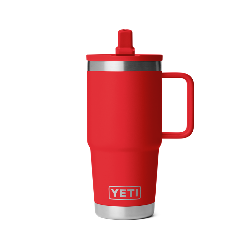 Yeti Rambler 20oz Travel Straw Mug - Rescue Red-1
