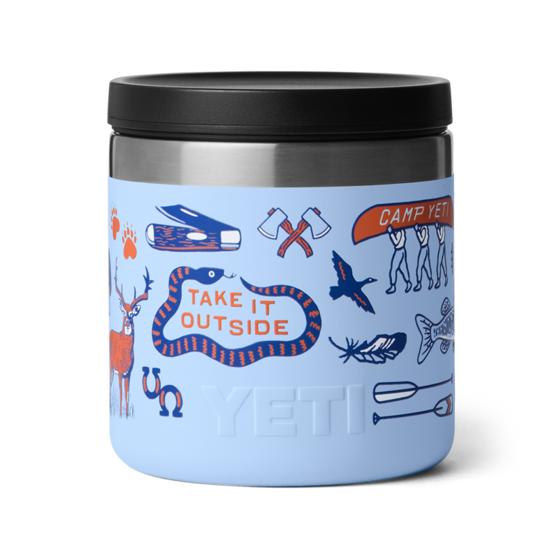 Yeti Rambler Food Jar 8oz Big Sky Summer Camp-1