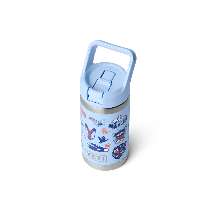 Yeti Rambler Jr 12oz Kids Bottle Big Sky Summer Camp-3