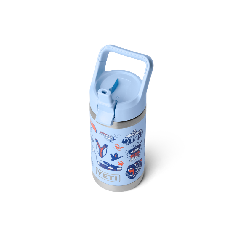 Yeti Rambler Jr 12oz Kids Bottle Big Sky Summer Camp-2