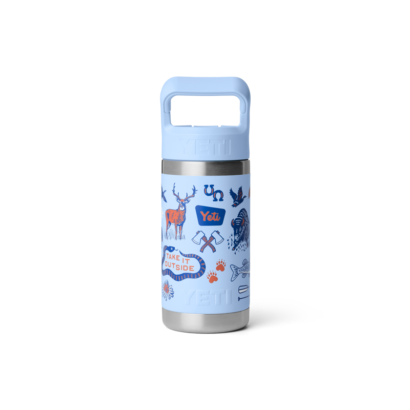 Yeti Rambler Jr 12oz Kids Bottle Big Sky Summer Camp-1