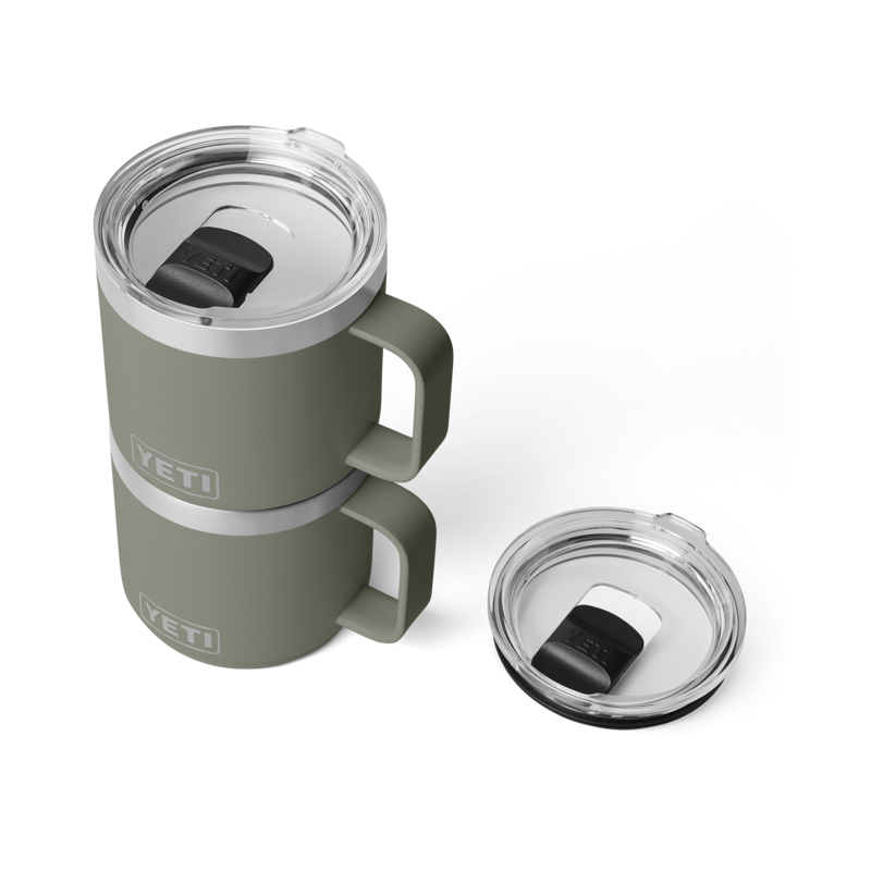 Yeti Rambler 14oz CL Mug - Pampa Green-5