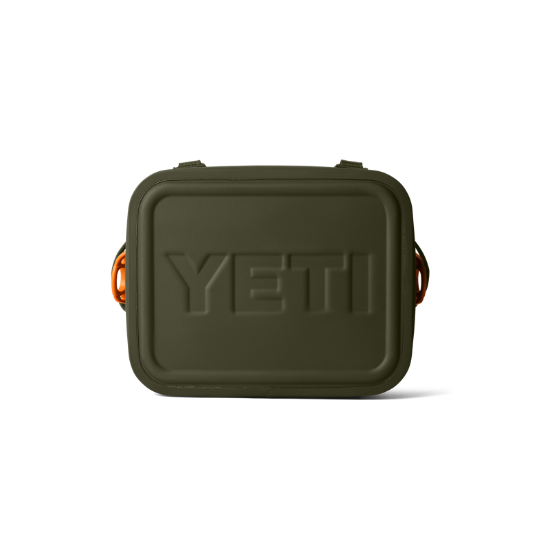 Yeti Hopper Flip 12 Soft Cooler - Olive/King Crab Orange-5