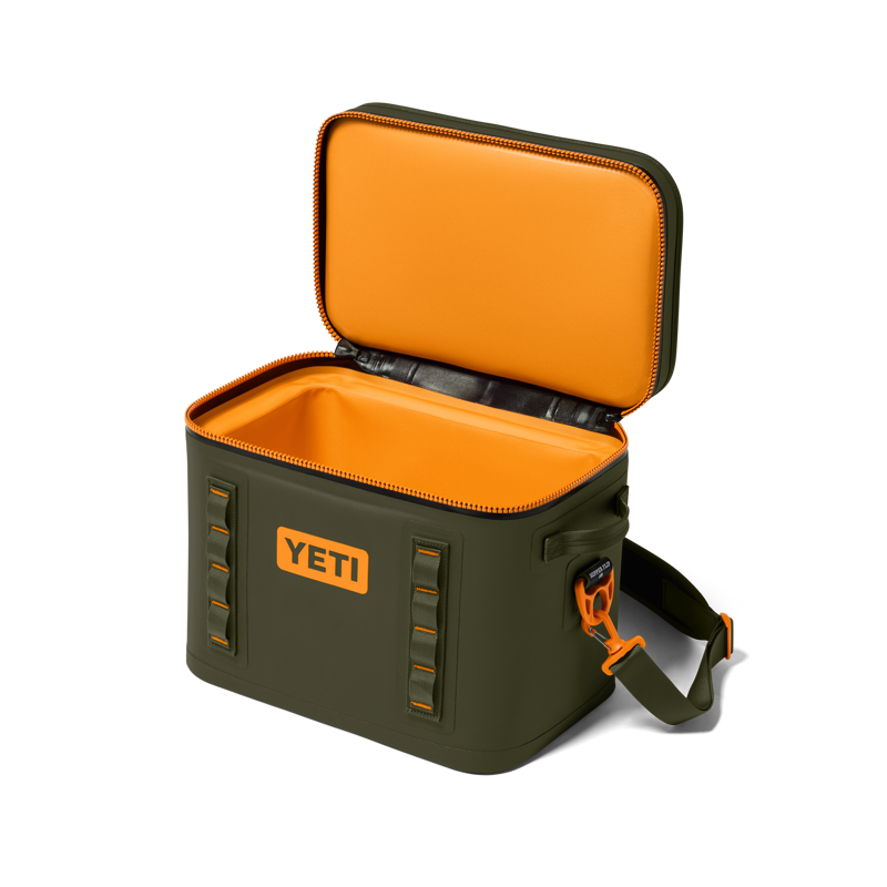 Yeti Hopper Flip 18 Soft Cooler - Olive/King Crab-3
