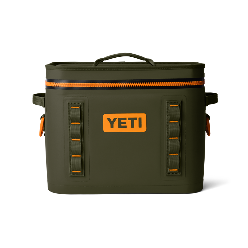 Yeti Hopper Flip 18 Soft Cooler - Olive/King Crab-1
