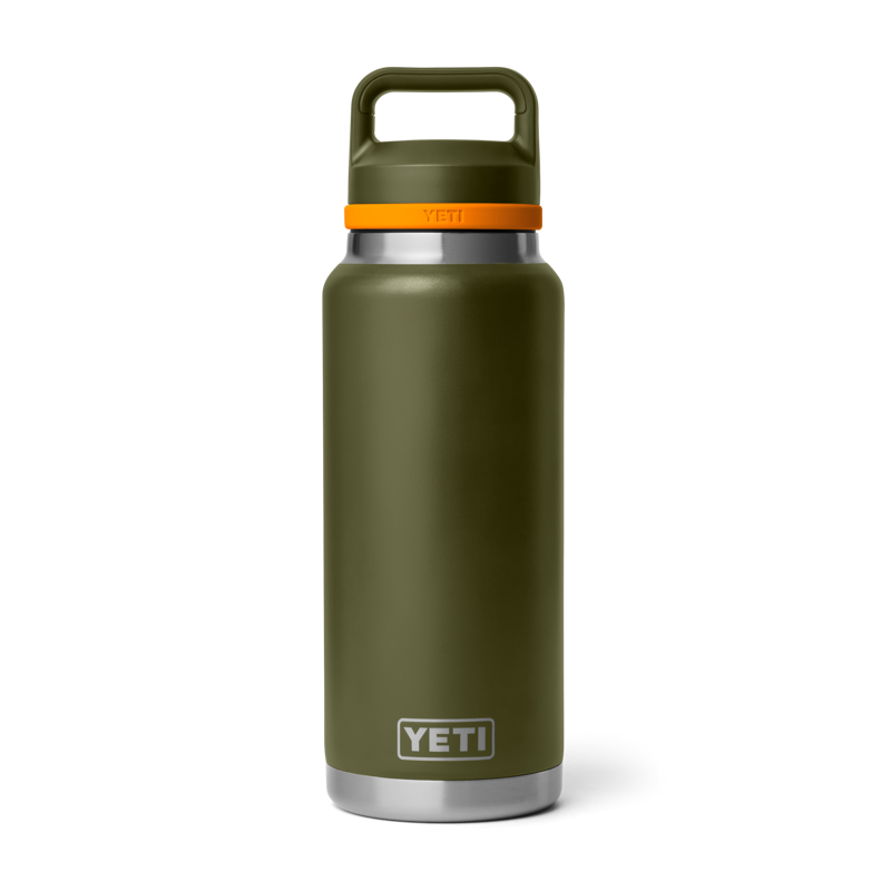 Yeti Rambler 36 oz Chug Bottle - Olive/King Crab